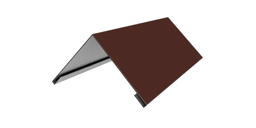 Конек плоский с подгибом 0,45x200x200x2000